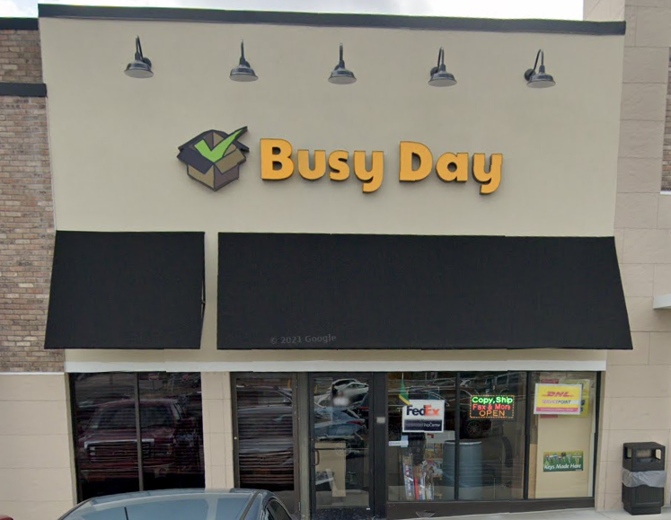 busy day shipping location NY
